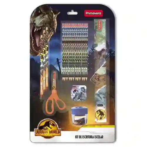 Kit Escolar Tematico Marca Primavera - Jurassic World