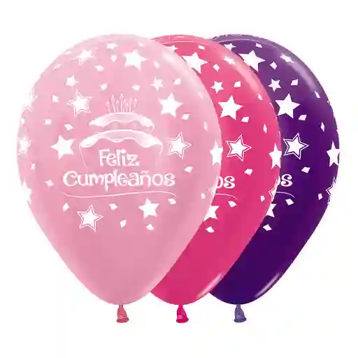 Bomba R12 Feliz Cumpleaños Tortas Niñas