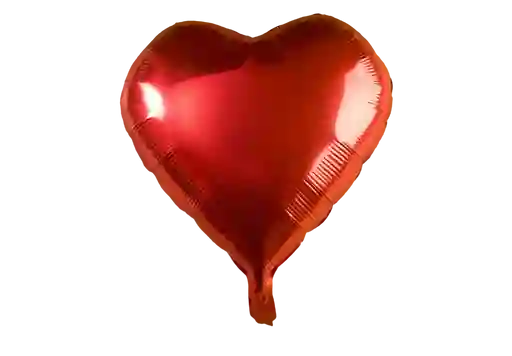 Amor Globo Metalizado Corazon Rojo