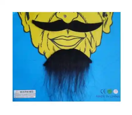 Halloween Barba Con Bigote Para Disfraz