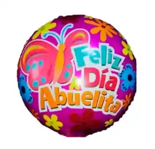 Globo Metalizado Feliz Dia Abuelita