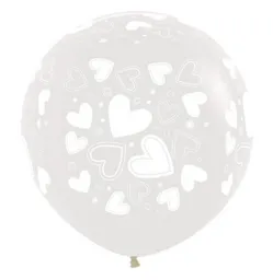 Amor Bomba Gigante Cristal Corazones Mini R40 (100cm)