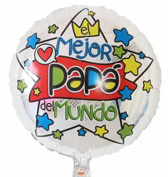 Globo Metalizado Mejor Papa Del Mundo