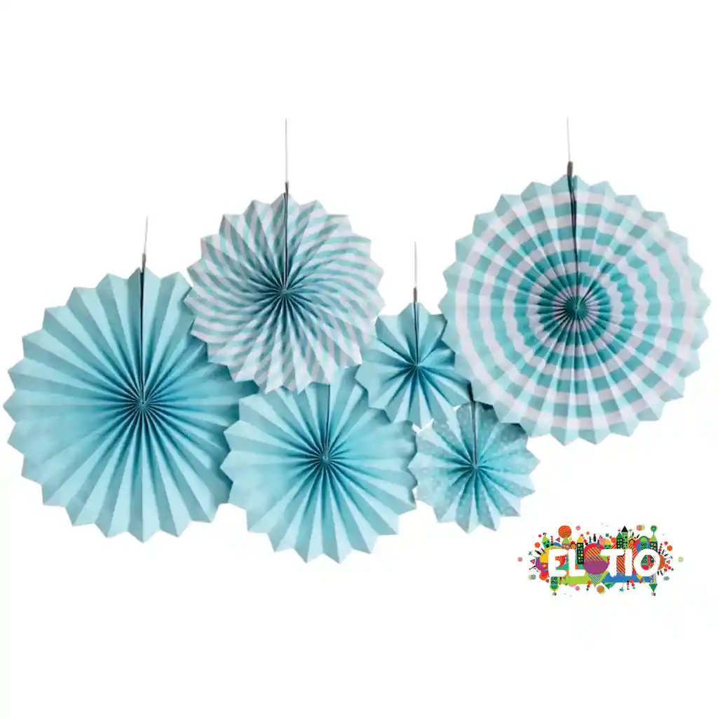 Abanicos De Papel Decoraciones Fiestas Cumpleaños