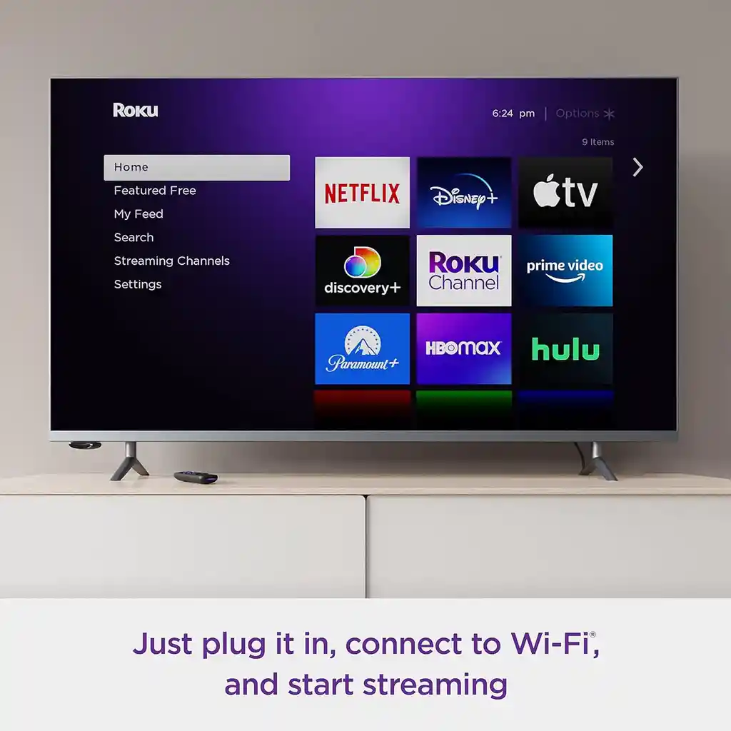 Roku Express Dispositivo De Transmisión Hd Roku Con Control Remoto Estándar