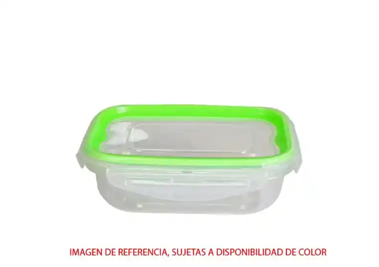 Tupper Recipiente Caja Rectangular Plastico Hermetico Capacidad 2.2l No 3 Kendy