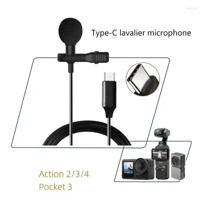 Micrófono Solapa Lavalier Tipo C Gl-121