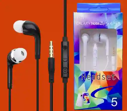 Auriculares Internos Note3, S4, S5 De Alta Calidad, Manos Libres Con Micrófono Hs330
