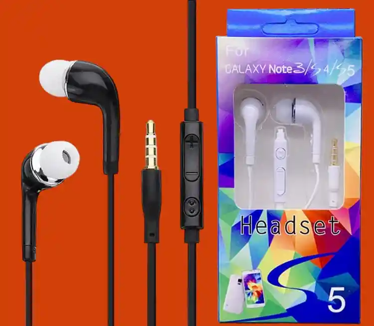 Auriculares Internos Note3, S4, S5 De Alta Calidad, Manos Libres Con Micrófono Hs330