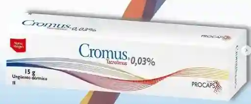 Cromus 0.03% (tacrolimus) Unguento 30 G