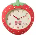 Reloj De Pared De Fresa Para Niña / Decoración Infantil