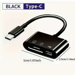 Adaptador - Blanco -lector Tarjetas Sd Microsd Y Puerto Usb Otg Para Portátil Ipad Pc Macbook Celulares