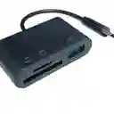 Adaptador - Blanco -lector Tarjetas Sd Microsd Y Puerto Usb Otg Para Portátil Ipad Pc Macbook Celulares