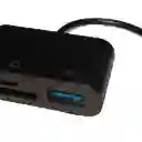 Adaptador - Blanco -lector Tarjetas Sd Microsd Y Puerto Usb Otg Para Portátil Ipad Pc Macbook Celulares