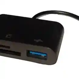 Adaptador - Blanco -lector Tarjetas Sd Microsd Y Puerto Usb Otg Para Portátil Ipad Pc Macbook Celulares