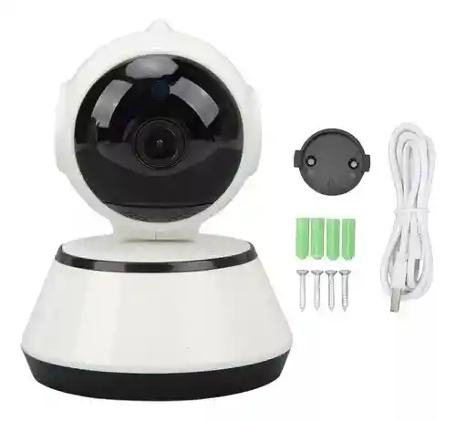 Camara Ip Wifi Vigilancia 360 Hd Espia Alarma App V380 Robot