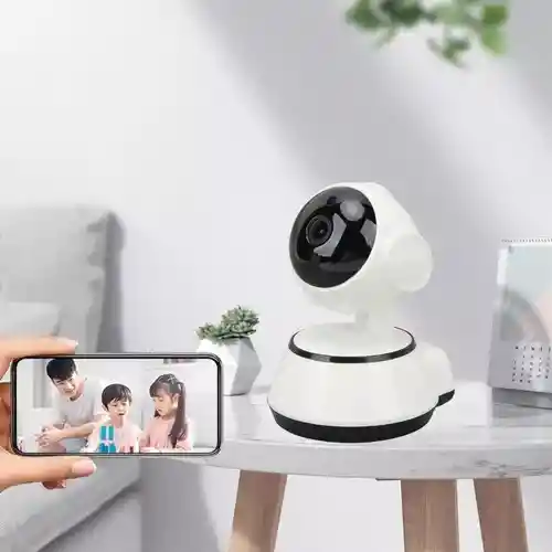 Camara Ip Wifi Vigilancia 360 Hd Espia Alarma App V380 Robot