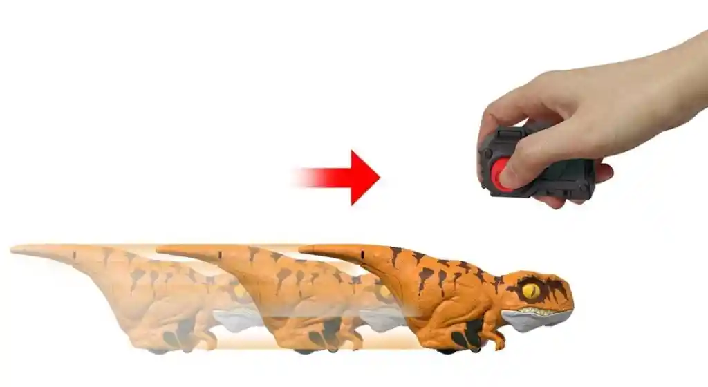 Dinosaurio Click Tracker Atrociraptor Red - Jurassic World