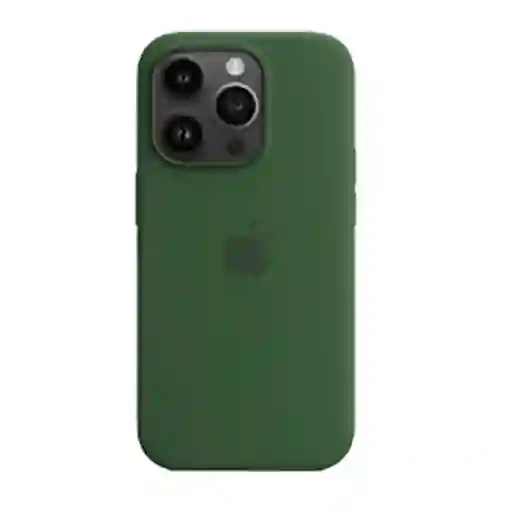 Estuche Silicona Iphone 13 Pro Max Verde Militar