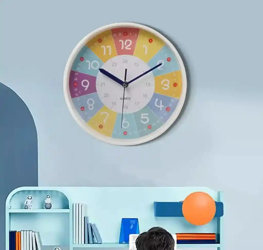 Reloj De Pared Analogico - Tablero Educación Temprana