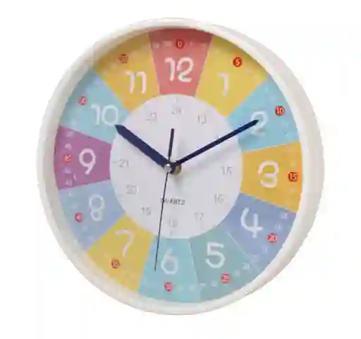 Reloj De Pared Analogico - Tablero Educación Temprana