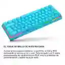 	 Teclado Gamer Mecánico T-dagger T-tgk321b Arena 60% Compacto Azul