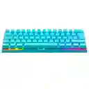 	 Teclado Gamer Mecánico T-dagger T-tgk321b Arena 60% Compacto Azul