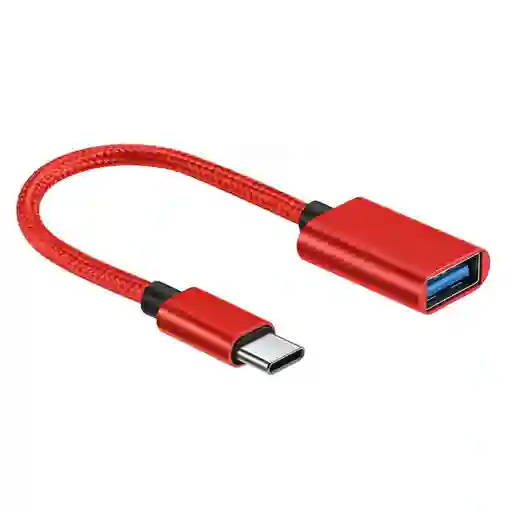 Convertidor Adaptador Otg Tipo C A Usb (conectores Metálicos)