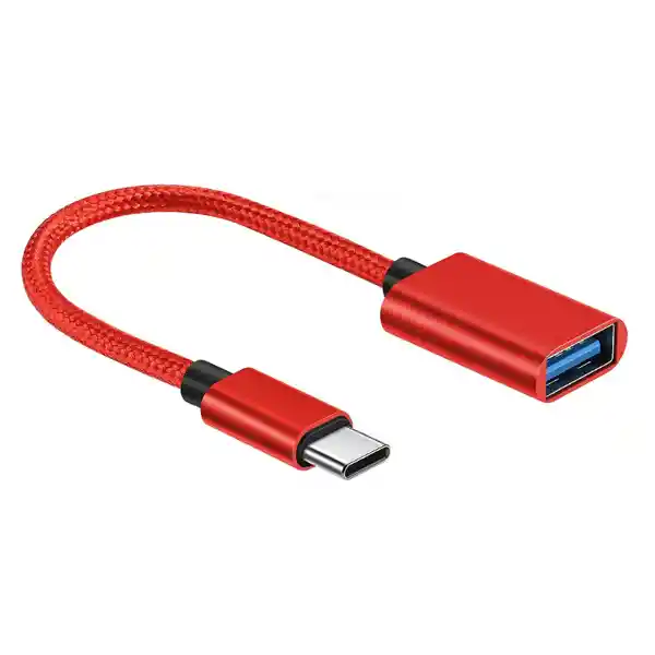 Convertidor Adaptador Otg Tipo C A Usb (conectores Metálicos)