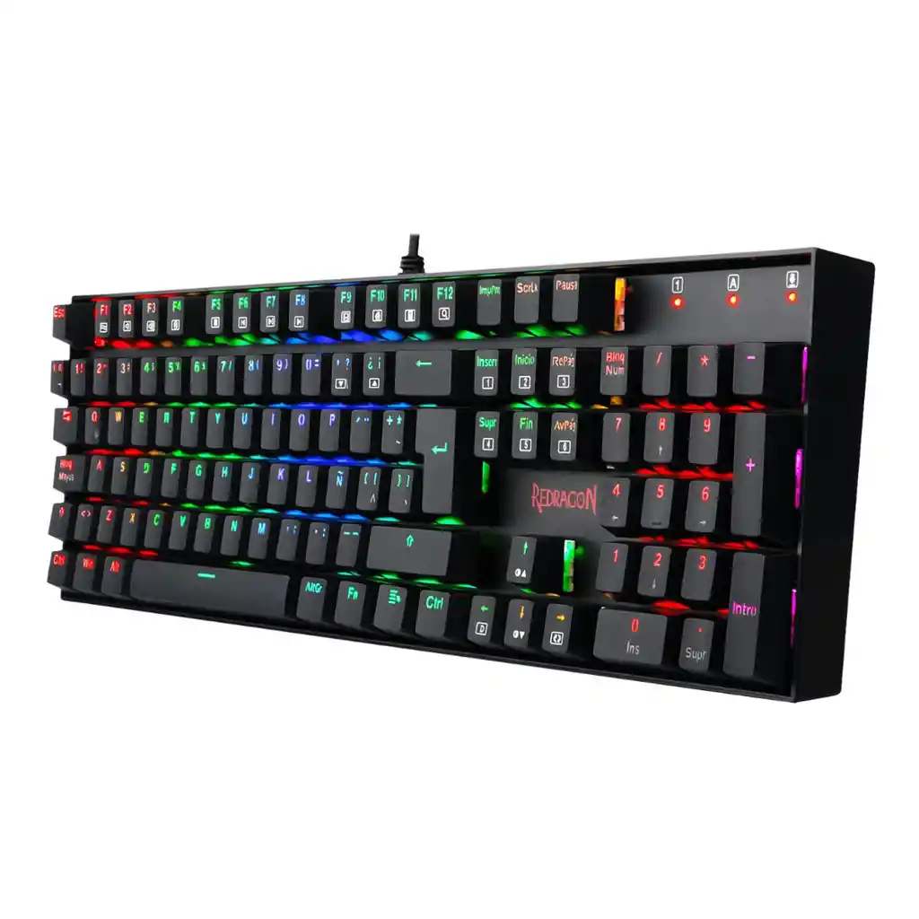 Teclado Gamer Mecánico Redragon K551 Mitra Iluminación Rgb