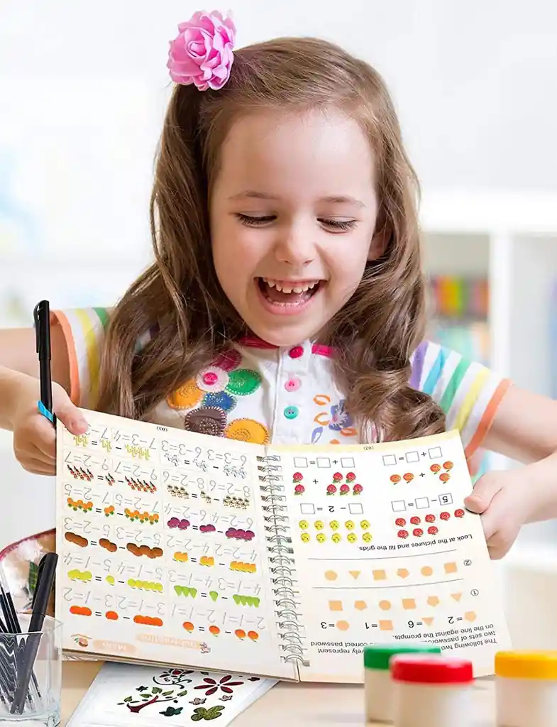 Libro De Práctica De Escritura, Caligrafia, Herramientas De Aprendizaje Para Niños