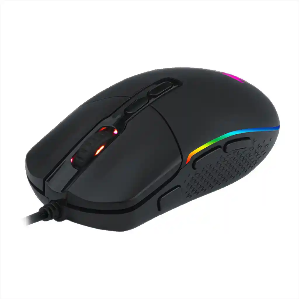 Mouse Gamer Redragon M719-rgb Invader, 10.000dpi, 8 Botones