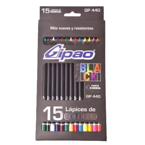Colores Unipunta Gipao Linea Black X15