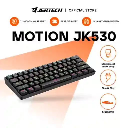 Teclado Mecanico Gamer De Jertech Motion Jk530 Con Bluetooth