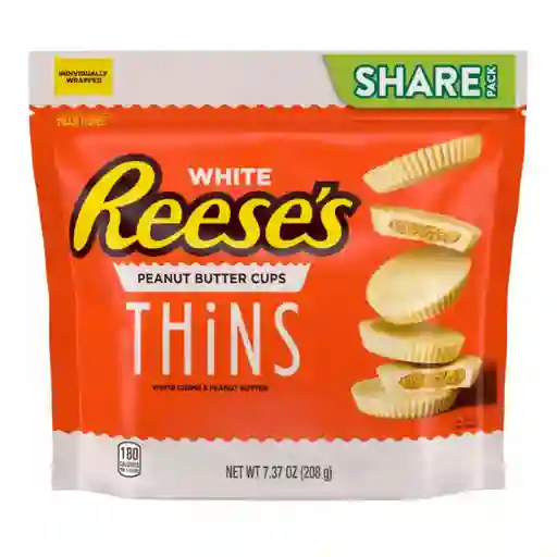 Reeses Share Pack Thins White Creme Peanut Butter Cups