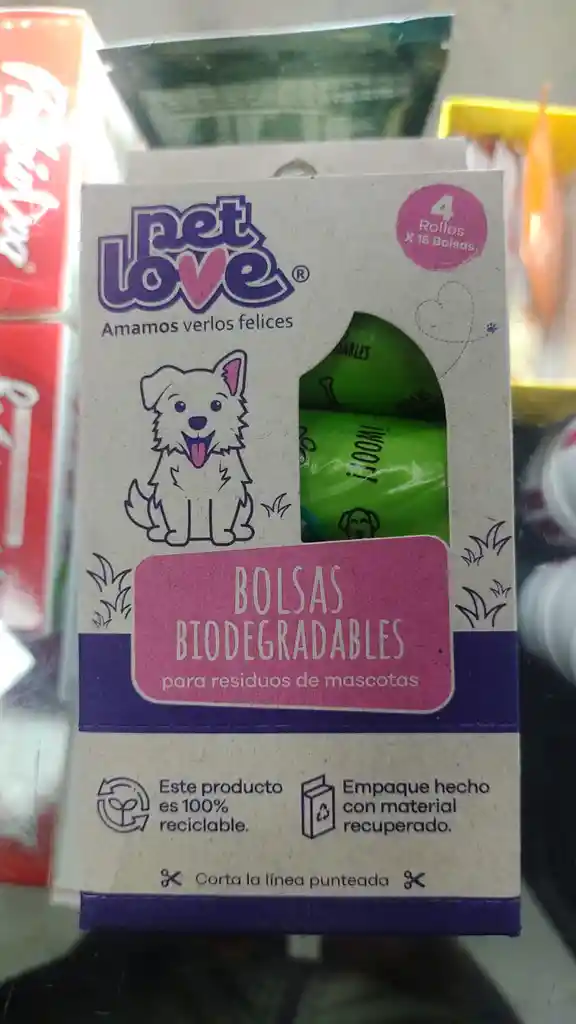 Bolsas Biodegradables X 4 Rollos