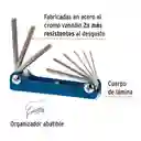 Juego De 9 Llaves Bristol Metricas Tipo Navaja