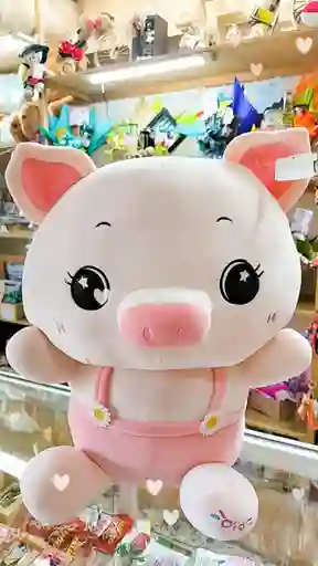 Peluche Cerdito Rosado