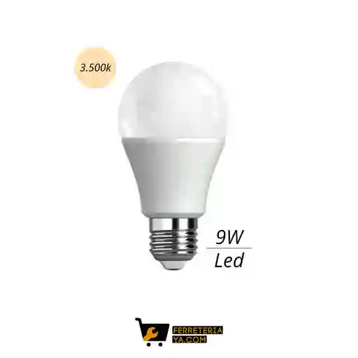 Bombillo Led E27 Ahorrador 9w Luz Cálida