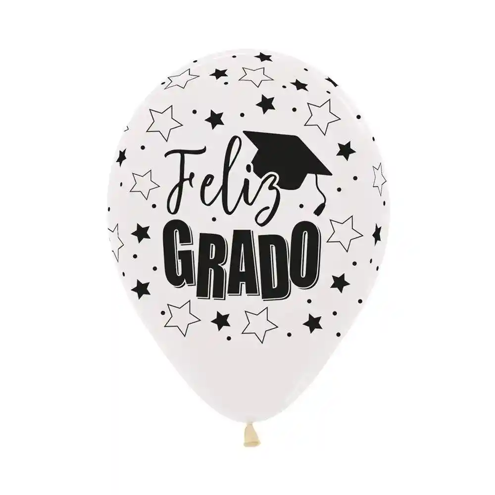 Globos Bombas R-12x12 Latex Redondo Infinity Mensajes Grado Fashion Transparente Marca Sempertex