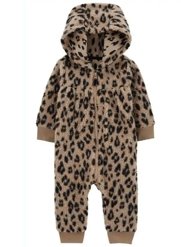 Pijama Sherpa Carters Animal Print - / 9 Meses