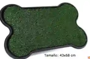 Tapete De Pasto Sintetico F Hueso 46x68cm