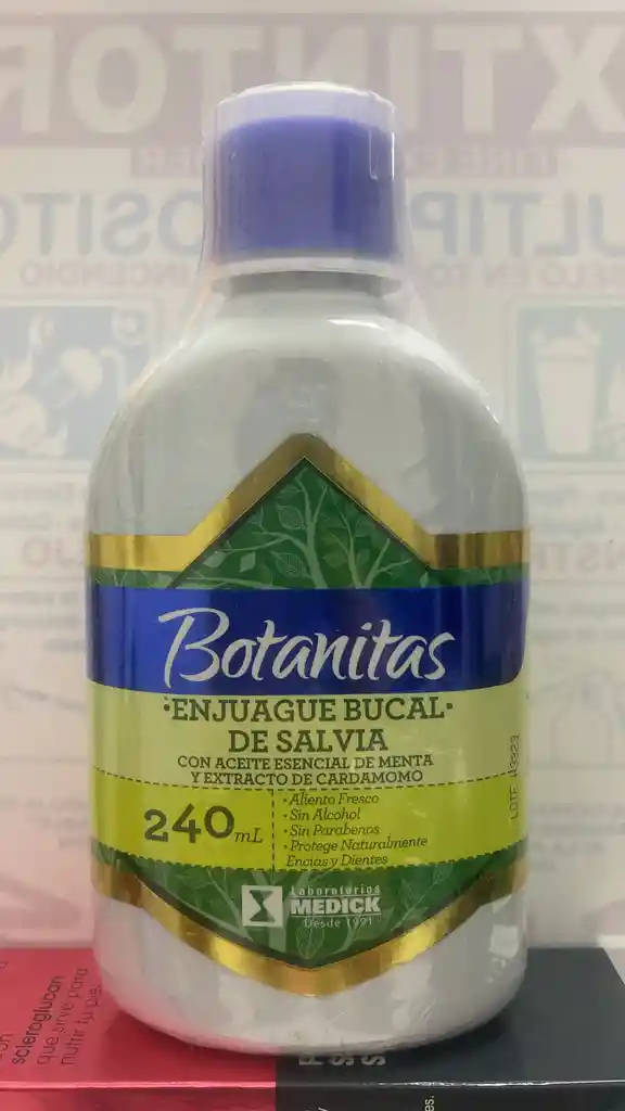 Enjuague Bucal De Salvia 240 Ml Botanitas