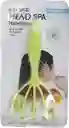 Herramienta De Masaje De Cabeza Relajante De Cuero Cabelludo De Mano (verde/rosado)