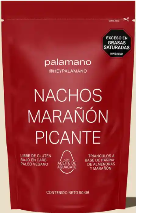 Palamano Nachos De Marañon Picante 90gr