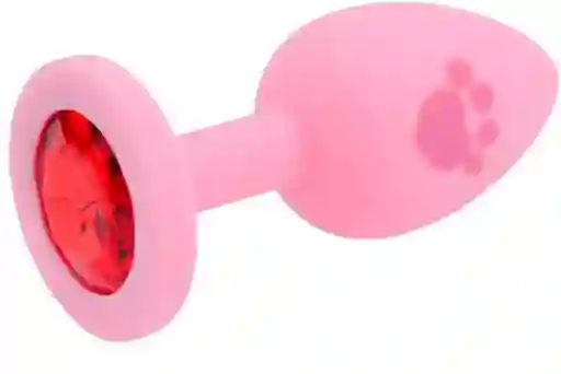 Plug Anal Silicona Footprint Talla S Joya Roja