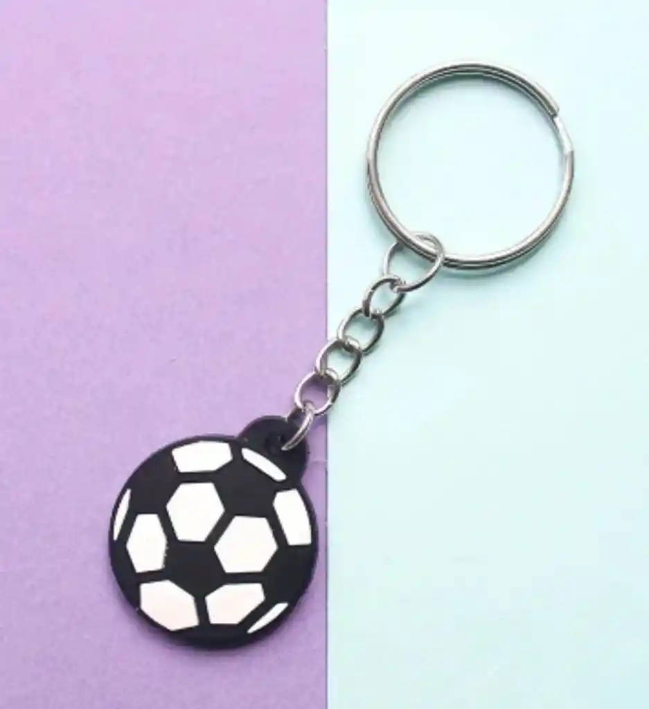 Llavero Diseño Pelota De Fútbol, Deportes, Deportista Para Hombre O Mujer Para Llaves