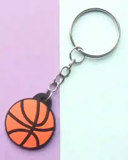 Llavero Diseño Pelota De Basket, Baloncesto, Deportes, Deportista Para Hombre O Mujer Para Llaves