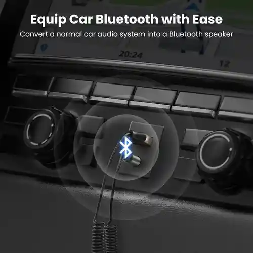 Receptor Audio Bluetooth 5.0 Ugreen Sonido De Carro Y Hogar