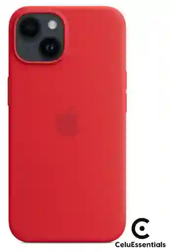 Estuche Iphone 13/iphone 14 Silicona Rojo